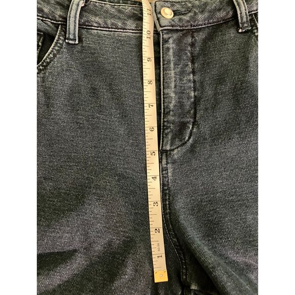 Dream Jeannes by Quaker Factory high rise straight leg comfort jeans - Picture 9 of 11